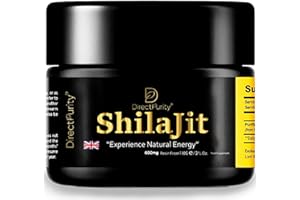 DIRECTPURITY Shilajit Resin - 100% Purified Natural Gold Himalayan Shilajit - 30g - Full of Fulvic Acid & Trace Elements - Vegan, Replenish Energy and Immune Support - 2 Months Supply.