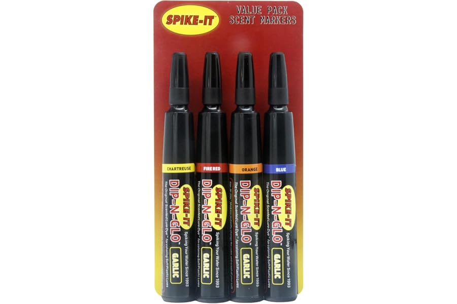 Spike-It Dye Marker Set, Garlic Chartreuse/Red/Orange/Blue