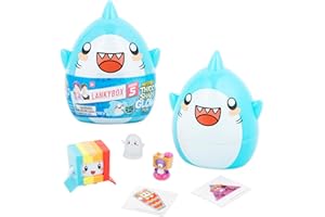 LankyBox Mystery Thicc Shark Glow Pack with 5 Exciting Toys to Discover inside, Officially Licensed Merch