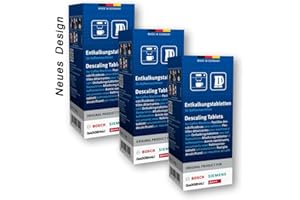 BSH 3x Bosch Siemens Tablettes détartrantes Siemens Détartrant Tassimo Gaggenau 00311864 311864