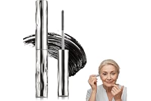 Mascara für ältere Frauen, 2026 Neu 3D Curling Eyelash Iron, Metal Mascara mit Metallbürste, Wasserfest Iron Eye Mas cara Volumengebende Wimperntusche Schnell Trocknend und Wischfest (1PC)