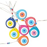 7-Piece Evil Eye Bead Balcony Garden Wall Decor Home Office Gift