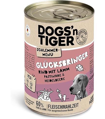 Dogs'n Tiger - Onschuldig lam - Droogvoer voor volwassen honden - monoproteïne - 58% vlees - geschikt voor mensen met een allergie - suiker- en graanvrij (lam met groenten) - 1 x 12 kg Dogs'n Tiger - Onschuldig lam - Droogvoer voor volwassen honden - monoproteïne - 58% vlees - geschikt voor mensen met een allergie - suiker- en graanvrij (lam met groenten) - 1 x 12 kg