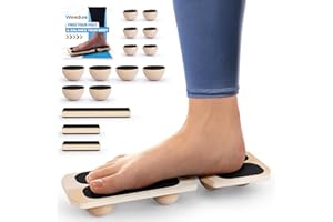 Woodure pedalo fußtrainer|Fußstärker-Trainer für verstauchte Knöchel|Balance Board|Physikalische Prävention von Gelenkschmerzen（verbesserte Version）