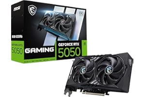MSI NVIDIA GeForce RTX 5050 8G Gaming OC Carte Graphique - 8 Go GDDR6 (20 Gbps / 128 Bits), PCIe 5.0 - Twin FROZR 10 (2 Ventilateurs STORMFORCE Fan) - HDMI 2.1b, DisplayPort 2.1b