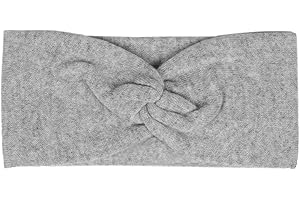 ‎ZWILLINGSHERZ Zwillingsherz Stirnband aus 100% Kaschmir - Hochwertiges Strick-Kopfband im Uni Design für Damen Frauen Mädchen - Wolle - Ohrenschutz - Haarband - warm und weich für Frühjahr Herbst und Winter