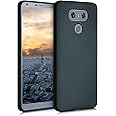 kwmobile Custodia Compatibile con LG G6 Cover - Back Case Morbida - Protezione in Silicone TPU Effetto Metallizzato petrolio 