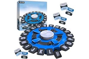 LEWBDF Denkwortspiel, Wörter Sturm Spiel, Wortspiel Buchstaben Drücken mit Timer, The Quick Thinking, Familienbrettspiel, Das Schnelldenk-Buchstabendrückspiel, Pädagogisches Lernspiel