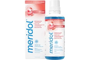 ‎MERIDOL meridol Mouthwash All-Round Care 400 ml - Antibacterial Effect, Protects Gums, Strengthens Teeth and Freshens Breath, Alcohol Free