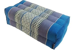 COLLUMINO Traditional Thai Kapok Yoga Support Block Cushion Meditation Pillow size 35 x 15cm