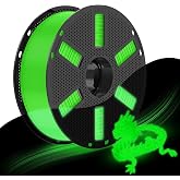 JAYO Green Glow PLA Filament 1.8mm 1.1kg | Glow in the Dark, High Brightness, Tolerance &plusmn;0.2mm, 100g more (Total 1.1kg), for