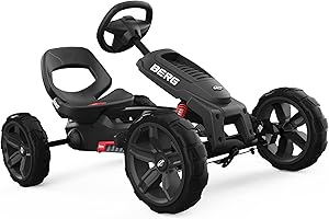 BERG Pedal Go-Kart Reppy, Children's Vehicle, Pedal Vehicle with High Safety Standard, Children's Toy Suitable for Children Aged 2-6 Years (Rebel Black)