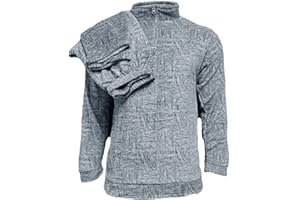 LUGA SHOP Pigiama Uomo Invernale Caldo Pile SOFFICE Coral Maglia Pantalone M L XL 2XL