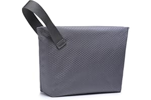 HYZUO Electronics Organiser Bag Tech Accessories Pouch Water-Resistant Storage Bag for Charger, Cables, Power Bank, Hard Drive, Cards, Stylus, Gadgets, Portable Carrying Accessory Bag, Space Grey