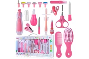 CHSEEO LaceDaisy Babypflege Set, Baby Erstausstattung Pflegeset, 20Pcs Pflegeset Neugeborene, Baby Pflegeset Neugeborenen-Babypflegezubehör, Baby-Kulturtasche für Neugeborene, Säugling, Kleinkind