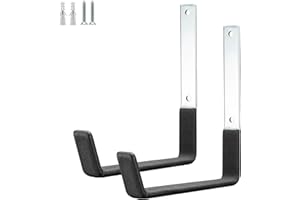 PYBTOOL Utility-Haken für Garagenwand, robuste Garagen-Aufbewahrungshaken, Gartenwerkzeug-Organizer, Stahl-Wandmontage-Aufbewahrungshaken (Large 19 x 19.3 cm)