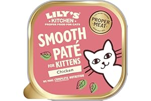 Lily's Kitchen Pełnowartościowa karma mokra dla młodych kotów 19 miseczek (19 x 85 g), drób