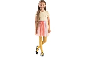 OVISSA Collant da Balletto per Ragazze Collant Scolastici per Bambine Resistenti con Piedi Morbidi Uniformi Scolastiche Danza Sport 50 DEN con Microfibra 3-12 Anni