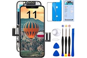 Dinow für iPhone 11 Display für iPhone 11 Bildschirm,6,1" Display iPhone 11 iPhone 11 Display Reparaturset mit Reparatursatz, Kompatibel für Modell A2111, A2223, A2221