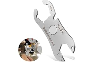 YODEN Gasflaschenschlüssel Edelstahl - Multi Funktion Mit Starkem Magnet und Flaschenöffner - Outdoor Gasregler Schlüssel