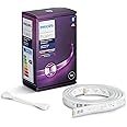 Philips Hue White and Color Ambiance Lightstrip, Striscia LED Smart da 1m, Bluetooth (estensione per Kit base da 2m)