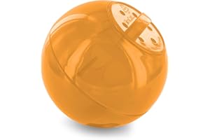 PetSafe - Jouet Distributeur de Croquettes pour Chat SlimCat, Jouet Interactif à Friandises – Faire de l’Exercice en s’Amusant et Aide à Perdre du Poids, 150 ML de croquettes – Orange
