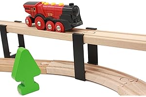 Locorico - 4 Piles de ponts pour Train en Bois (2 étages)