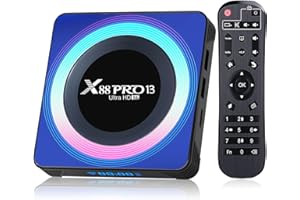 EASYTONE Android TV Box 4GB RAM 64GB ROM, Android 13.0 TV Box 4K 8K, RK3528 Quad-Core Android box supports WiFi6 2.4G+5G Dual Wifi 100M Ethernet Bluetooth 5.0 HDR10+ Smart TV Box Android