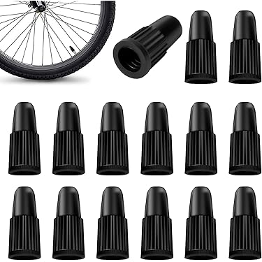 Ventieldopjes van aluminium, 4 stuks, in blauw, voor fietsbanden met Dunlop of Presta ventiel, fietsventieldopjes, bandventieldop fietsbinnenband, luchtventieldop fietsventieldopje