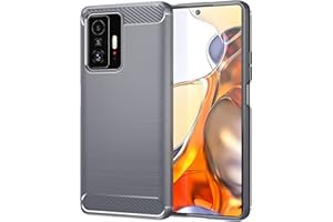 FTRONGRT Case for Xiaomi 11T Pro/Xiaomi 11T, Anti-Slip Ultra Thin Shock Absorption Anti Scratch Protective, Cover Case for Xiaomi 11T Pro/Xiaomi 11T.(Gray)