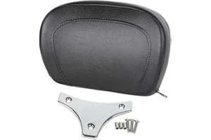 TCMT Support de dossier amovible en cuir pour Harley Touring Road King Electra 1997-2020