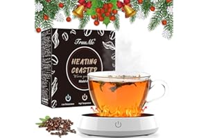 TRUUME Tassenwärmer Elektrisch, Tassenwärmer, Kaffeewärmer, Getränkewärmer, Tragbare Elektrische Heizplatte, Wasserdichter Automatischer Schwerkraftsensorschalter, Verwendet für Tee, Kaffee, Milch, 3 Modi