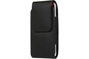 TANGOSTU Handy Gürteltasche Derhbarer Gürtelclip Hülle für iPhone 17 Pro Max / 16 Pro Max, Samsung Galaxy A17 A16 A14 A13 A07 A06 A05S A04S S25 Ultra S24 Ultra, Poco X7 Pro PU Leder Handytasche Gürtel Holster