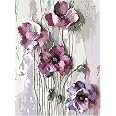 Peepezo Dipingere con i Numeri - Paint by Numbers Velluto, Passatempo per Adulti, Kit Completo, Hobby Creativi - Quadri fai da te Fiori 30x40cm (Con Scatola