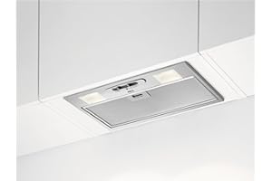AEG 5000 Series Canopy Cooker Hood, DGX3523S, ExtractionTech, 70cm, LED Lights, 3 Variable Speeds, Washable filter, One Touch Control, Vent Capacity 600 (m³/h) 63 dB, Stainless Steel