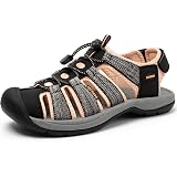 Knixmax-Sandalias de Senderismo Verano, Talla 46, Gris Oscuro
