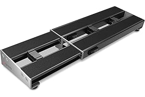 PLANET WAVES D'Addario Custodia per pedaliera per chitarra - Backline Pedalboard Transporter - Custodia per il trasporto della pedaliera per XPND 2 - Pedaliere a due file - Tracolla imbottita e divisori