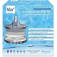 blu Ionic Shower Head and Shower Filter - Rain Shower - Removes Chlorine & Harmful Pollutants - Prevent Hair Loss & Moisturize Your Skin, Chrome
