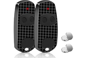 QIQIAZI 2 Pack Remote Control Fob - 433.92 MHz for Gate - Compatible with CAM TOP432NA, TOP432EE, TOP432EV