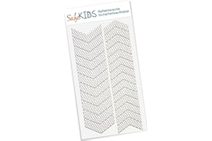 Motoking Reflektorenaufkleber, Pfeile, Weiß