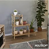 HOLTECH Ahşap &Ccedil;i&ccedil;eklik Standı Saksılık &Ccedil;i&ccedil;eklik Sehpa Dekoratif Saksı Ahşap