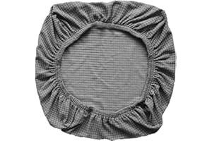 Sunnyway Dehnbarer Bürostuhlbezug, Schonbezug für Computerstuhl und Schreibtischstühle, Sitzbezug aus Spandex, maschinenwaschbar Schutz vor Staub und Flecken (Hellgrau)