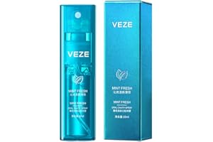 Plesuxfy Rafraîchisseur d'haleine buccale - Spray pour la Gorge Formule Professionnelle Fresh Breath - Bain Bouche à la Menthe Poche, sans Sucre, Combat la Mauvaise haleine, rafraîchit