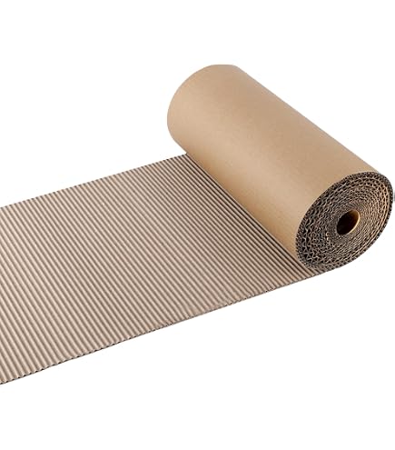 Rouleau De Papier Ondulé 0,5x70 M - Protection Emballage, 100% Recyclable