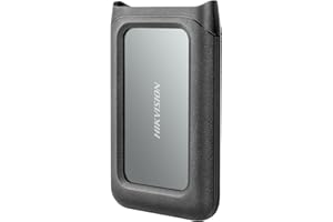 Hikvision Externe Festplatte 1TB 2,5 Zoll USB-C USB 3.1 Fallsichere, Regenfeste, Staubdichte, Robuste, Langlebige Festplattenspeicher für Mac/PC/TV/PS4/Xbox/Wii U(Grau) HDS30
