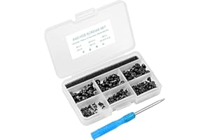 Mcsher 160Pcs Laptop Notebook Computer SSD HDD Screws Kit for Lenovo Toshiba Gateway Samsung HP IBM Dell Sony Acer Asus SSD Hard Disk SATA