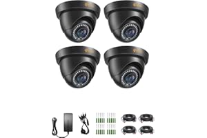 Anlapus 1080p HD-TVI Caméra de Surveillance Extérieure, 20M Vision Nocturne, Objectif 3,6mm, pour DVR de Type HD-TVI