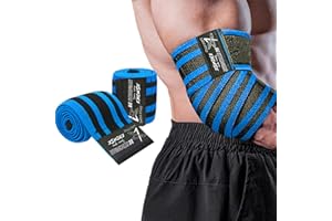LARA STAR Bandage coudé pour haltérophilie, 119,4 cm, Bandage coudé élastique W Compression, haltérophilie, Fitness, Cross Training W Gym Workout - Bandage coudé pour haltérophilie