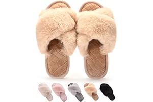 Gainsera Kapcie damskie, pluszowe pantofle, zimowe, ciepłe, miękkie, do wnętrz