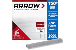 Arrow A506IP T50 häftklamrar, stål, 10 mm (3/8 tum)